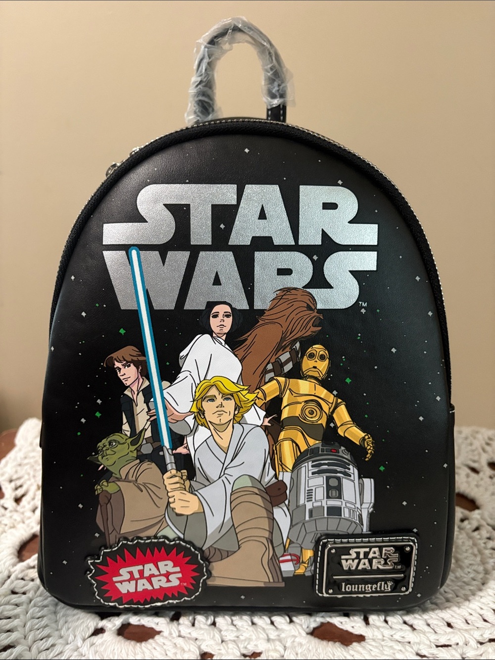 Loungefly Disney Parks Star Wars Glow in The Dark Backpack/Bag NWT